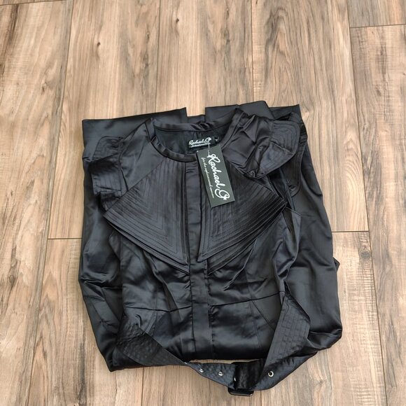 Rachael G For the Sophisticated Woman Black Dress Size M - Picture 3 of 14